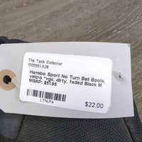 No Turn Bell Boots, velcro *vgc, dirty, faded
