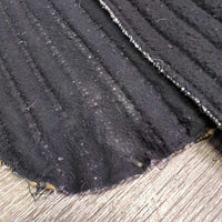2 Exercise Leg Quilts *fair, clean, hairy, faded, discolored, dingy, holes, missing fill, older
