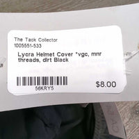 Lycra Helmet Cover *vgc, mnr threads, dirt
