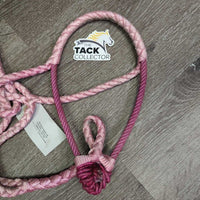 Braided Nylon Wrapped Bosal & Headstall *gc, stains, clean, rubs, frays, stains
