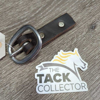 Halter Buckle, leather end *vgc, mnr stains
