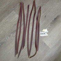 8 Assorted Leather Latigo Pieces *new
