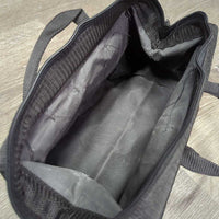 Duffel Bag, Zipper Top *gc/fair, clean, faded, rubs, v.cracked & peeling lining, stitching, threads
