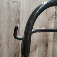 Folding Metal Saddle Rack, metal bottom rack *gc, dirty, scratches
