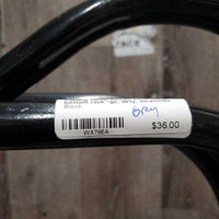 Folding Metal Saddle Rack, metal bottom rack *gc, dirty, scratches
