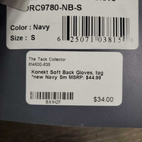 Soft Back Gloves, tag *new
