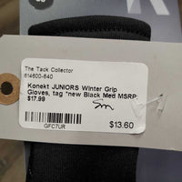 JUNIORS Winter Grip Gloves, tag *new
