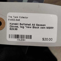 Softshell All Season Gloves, tag *new
