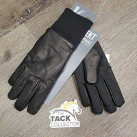 Leather Peak Winter Grip Gloves, tag *new
