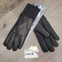 Leather Peak Winter Grip Gloves, tag *new
