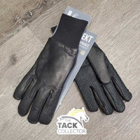 Leather Peak Winter Grip Gloves, tag *new
