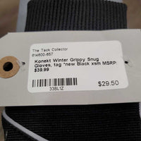 Winter Grippy Snug Gloves, tag *new
