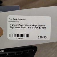 Peak Winter Grip Gloves, tag *new
