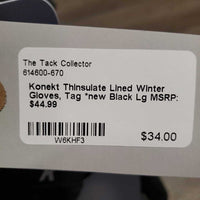 Thinsulate Lined Winter Gloves, Tag *new

