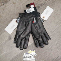 Lined Leather Gloves, tag *new
