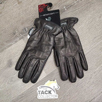 Lined Leather Gloves, tag *new
