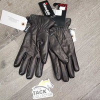 Lined Leather Gloves, tag *new
