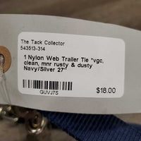 1 Nylon Web Trailer Tie *vgc, clean, mnr rusty & dusty

