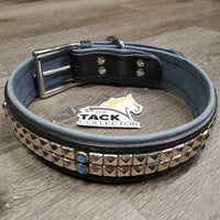Hvy Wide Padded Dog Collar, tag *new, older
