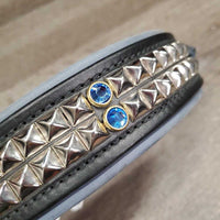 Hvy Wide Padded Dog Collar, tag *new, older
