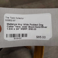 Hvy Wide Padded Dog Collar *new, older
