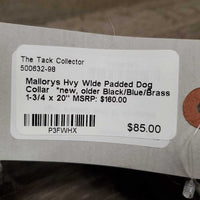 Hvy Wide Padded Dog Collar *new, older

