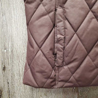 Light Quilt Vest, Zipper & Snaps *gc, stains, dirt
