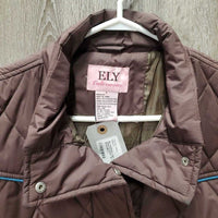 Light Quilt Vest, Zipper & Snaps *gc, stains, dirt
