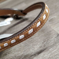 One Ear Headstall, Beaded, laces *like new, mnr scrapes, dents & stains
