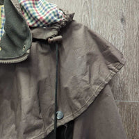 "Windsor" Coat, Snap Off Hood *gc, v.dirty, residue, stains, v.creased & crinkled
