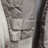 "Windsor" Coat, Snap Off Hood *gc, v.dirty, residue, stains, v.creased & crinkled
