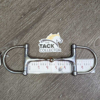 Thin Wwestern D Ring Snaffle Bit *fair, rusty, stiff, peeled, squeaky
