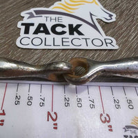 Thin Wwestern D Ring Snaffle Bit *fair, rusty, stiff, peeled, squeaky
