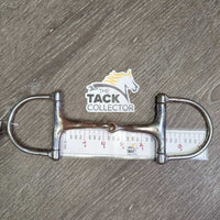 Thin Wwestern D Ring Snaffle Bit *fair, rusty, stiff, peeled, squeaky
