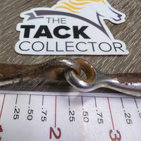 Thin Wwestern D Ring Snaffle Bit *fair, rusty, stiff, peeled, squeaky
