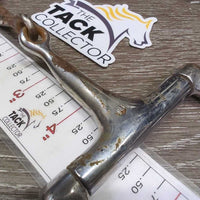 Thin Wwestern D Ring Snaffle Bit *fair, rusty, stiff, peeled, squeaky
