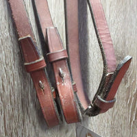 Rsd Bridle, Braided Reins *vgc, NO Noseband, clean & mnr dirty, v.stiff, v.stiff keepers
