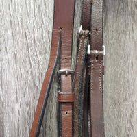 Rsd Bridle, Braided Reins *vgc, NO Noseband, clean & mnr dirty, v.stiff, v.stiff keepers
