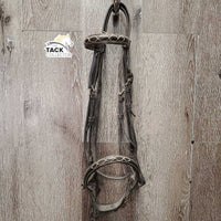 FS Bridle *fair, v.dirty, v.stiff, scrapes, xholes, split
