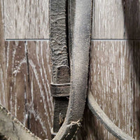 FS Bridle *fair, v.dirty, v.stiff, scrapes, xholes, split
