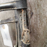 FS Bridle *fair, v.dirty, v.stiff, scrapes, xholes, split
