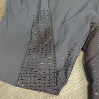 Full Sticky Seat Breeches *gc, v.stained seat & legs, undone stitching, seams: faded & puckers, hole, v.rubbed seat seam, rubs, pills
