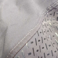 Full Sticky Seat Breeches *gc, v.stained seat & legs, undone stitching, seams: faded & puckers, hole, v.rubbed seat seam, rubs, pills
