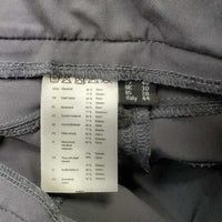 Full Sticky Seat Breeches *gc, v.stained seat & legs, undone stitching, seams: faded & puckers, hole, v.rubbed seat seam, rubs, pills
