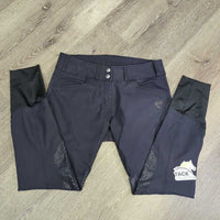Euroseat Breeches *vgc, clean, rubs, seams: mnr faded, rubs & puckers, seat & leg rubs/shiny
