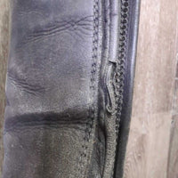 Dress Boots, zips *gc, v.dirty, rubs, stretched els, holey/torn edges, faded
