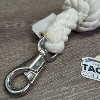 Hvy Cotton Lead Rope, Bull Snap *xc, clean & stains
