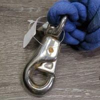 Hvy Cotton Lead Rope, Bull Snap, tag *like new, rust, clean & stains
