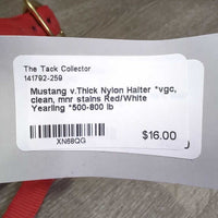 v.Thick Nylon Halter *vgc, clean, mnr stains
