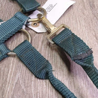 Nylon Halter, snap *vgc, clean, dusty seams, oxidized?spots
